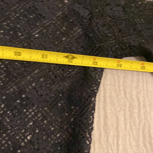 Free People Intimately Black Lace Turtleneck. Size Xs - Picture 6 of 7